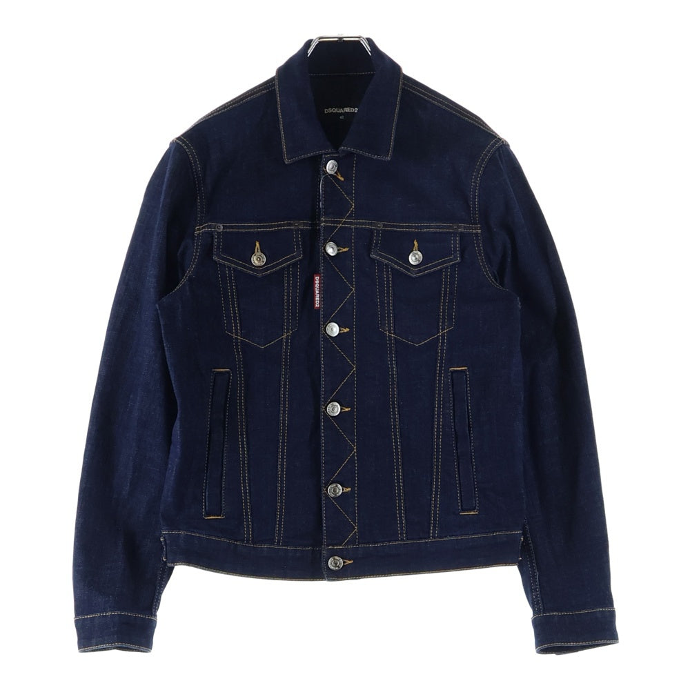 DSQUARED2(ディースクエアード) デニム トラッカージャケット インディゴ S74AM1442