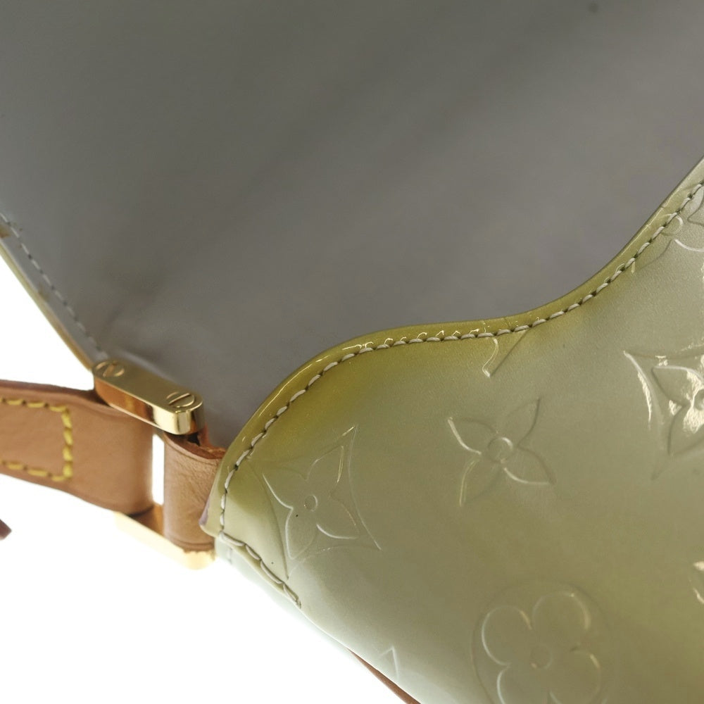LOUIS VUITTON(ルイヴィトン) ヴェルニ トンプソンストリート ショルダーバッグ ライトグリーン パテントレザー M91069 ゴールド金具 レディース