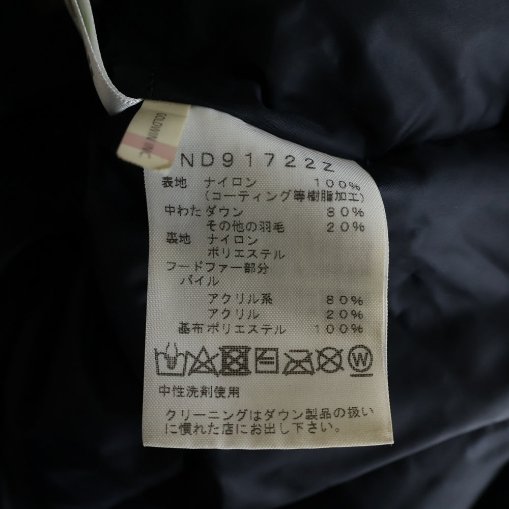 THE NORTH FACE(ザノースフェイス) MOUNTAIN DOWN PARKA マウンテン ダウン パーカー ジャケット ネイビー ND91722Z