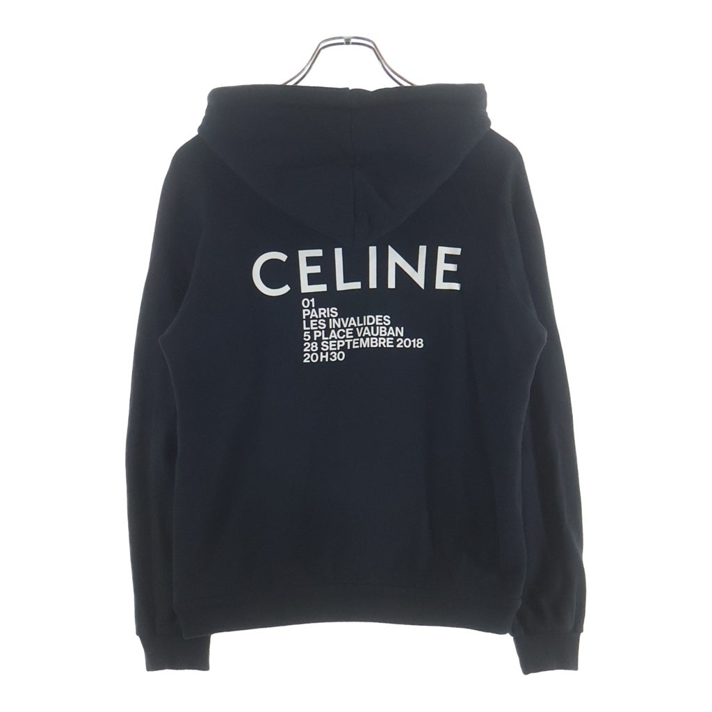 CELINE(セリーヌ) バックロゴ スウェットプルオーバーパーカー