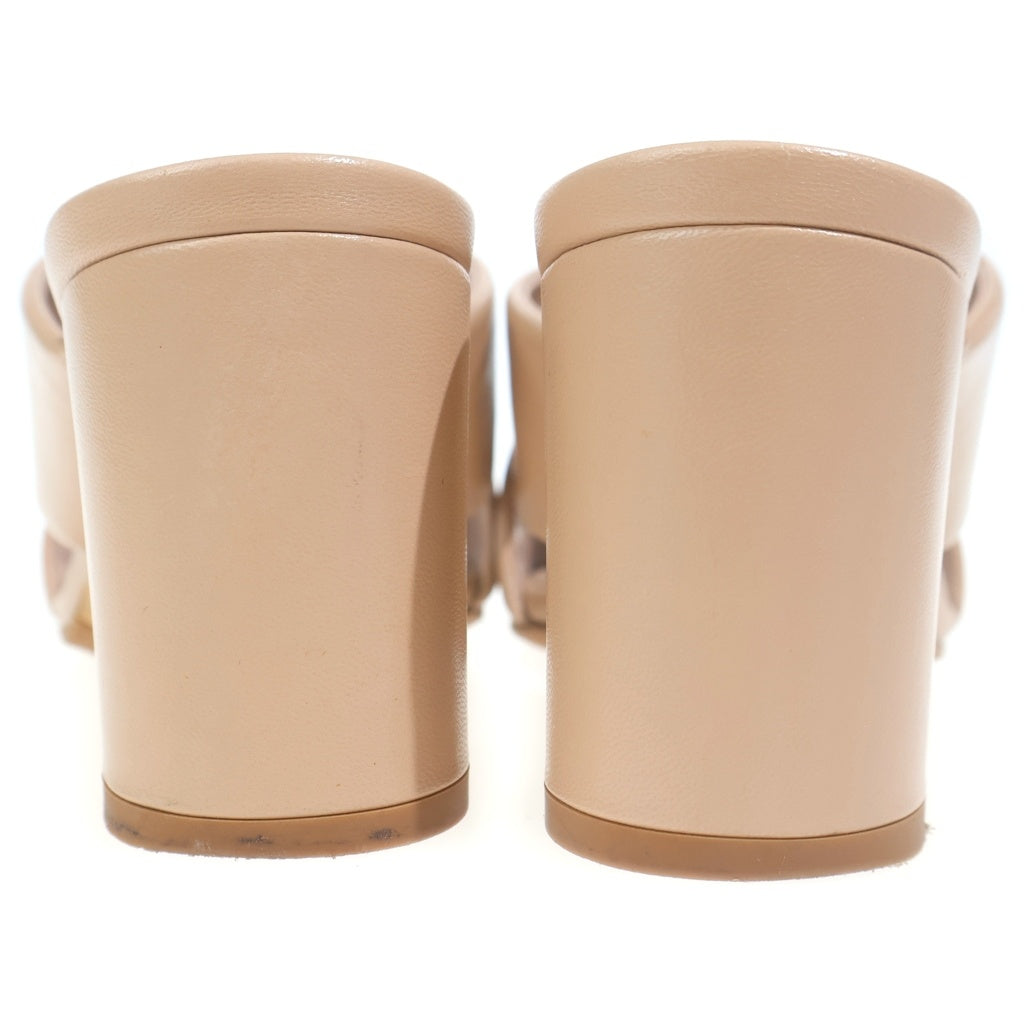 SAINT LAURENT PARIS(サンローランパリ) loulou70 ミュール ベージュ #35 509357 レディース