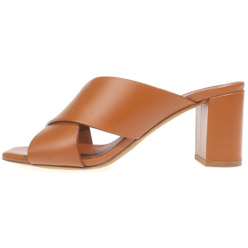 SAINT LAURENT PARIS(サンローランパリ) loulou70 ミュール ブラウン #35 506916 レディース