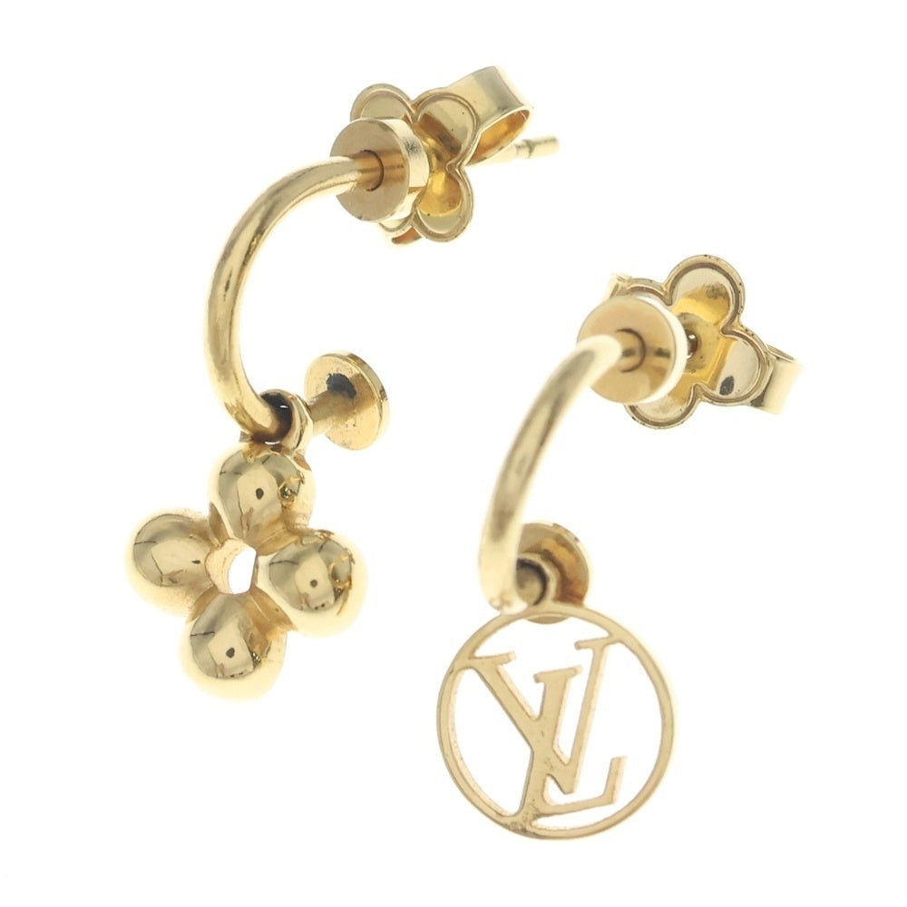 LOUIS VUITTON(ルイヴィトン) ブックルドレイユ ブルーミング ピアス ゴールド M64859 レディース