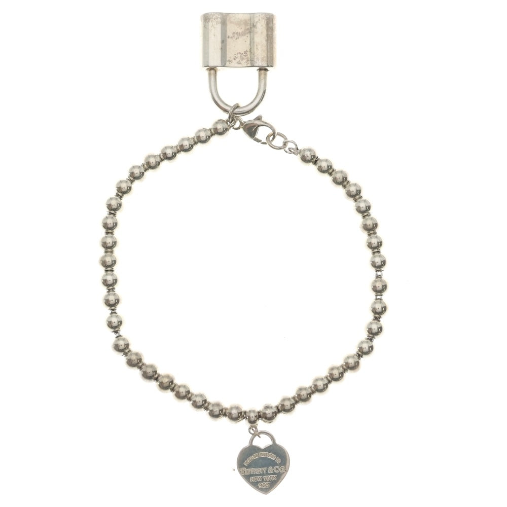 TIFFANY & Co.(ティファニー) ロックチャーム カデナ ビーズブレスレット シルバー 925