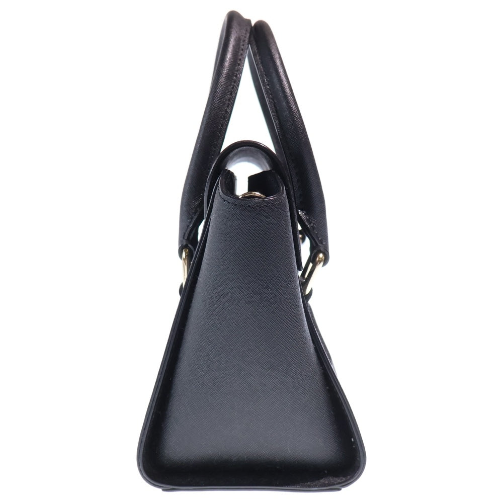 Vivienne Westwood(ヴィヴィアンウエストウッド) 2WAYハンドバッグ ショルダーバッグ ブラック レザー ゴールド金具 レディース