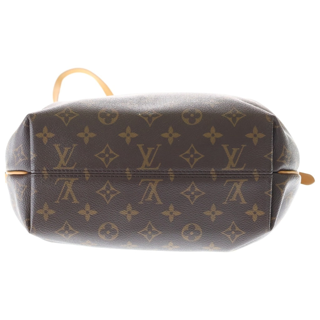 LOUIS VUITTON(ルイヴィトン) モノグラム テュレンPM 2WAYバッグ ハンドバッグ ショルダーバッグ ブラウン レザー×PVC ゴールド金具 レディース