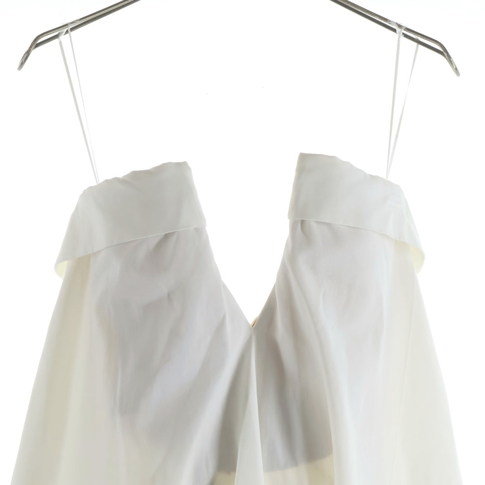 Maison Martin Margiela(メゾンマルタンマルジェラ) 20SS 白タグ アーティザナル スラックス反転デザイン Vネックワンピース ドレス ホワイト レディース S29CT0945