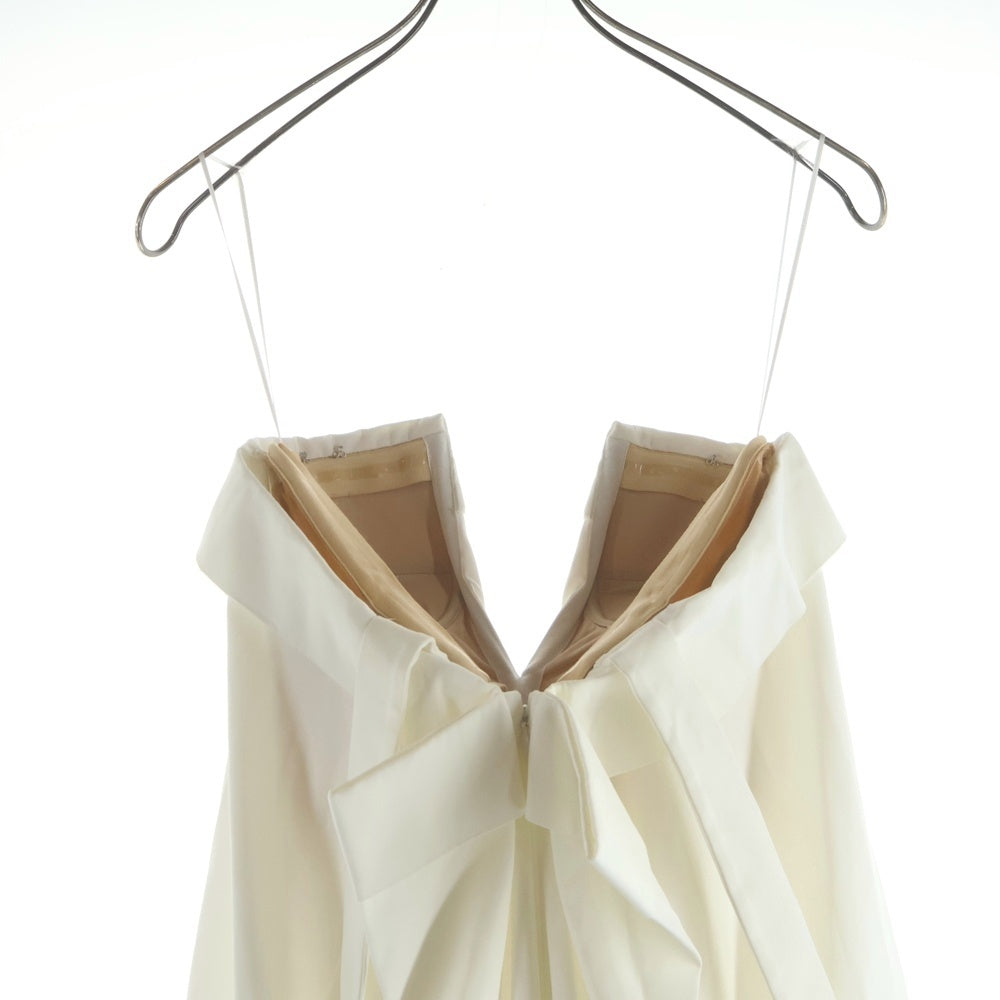 Maison Martin Margiela(メゾンマルタンマルジェラ) 20SS 白タグ アーティザナル スラックス反転デザイン Vネックワンピース ドレス ホワイト レディース S29CT0945