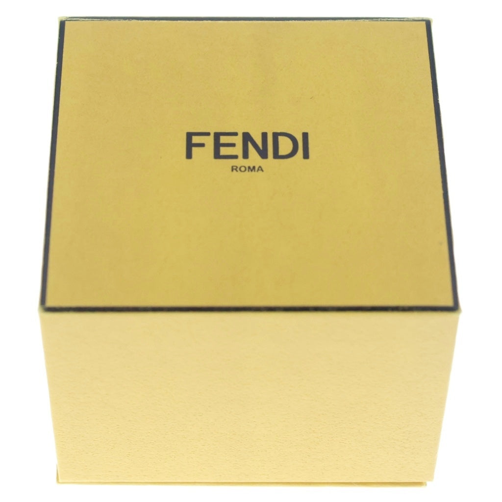 FENDI(フェンディ) エフイズ ラインストーン ピアス シルバー レディース