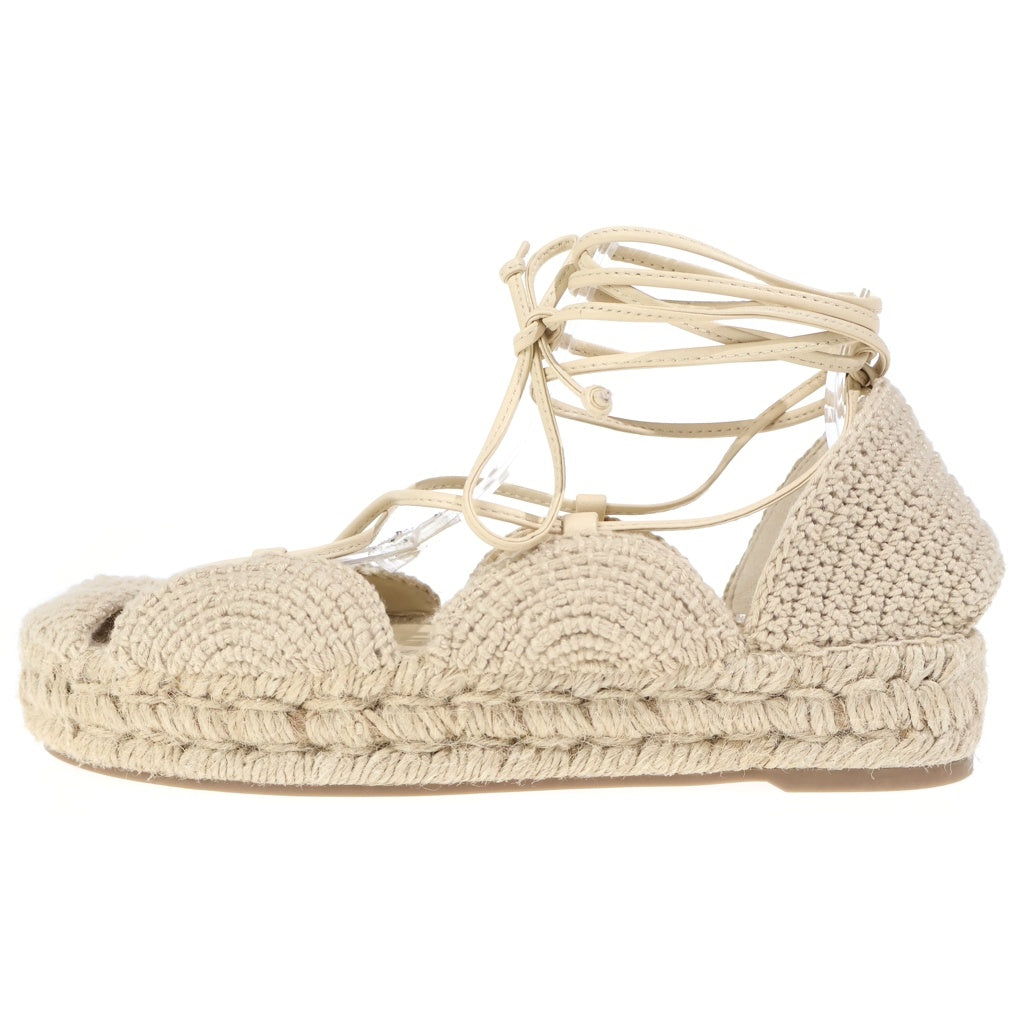 LOEWE(ロエベ) ■SOLAR ESPADRILLE ソーラー ウエッジ エスパドリーユ サンダル ベージュ 37 L616465X53 レディース