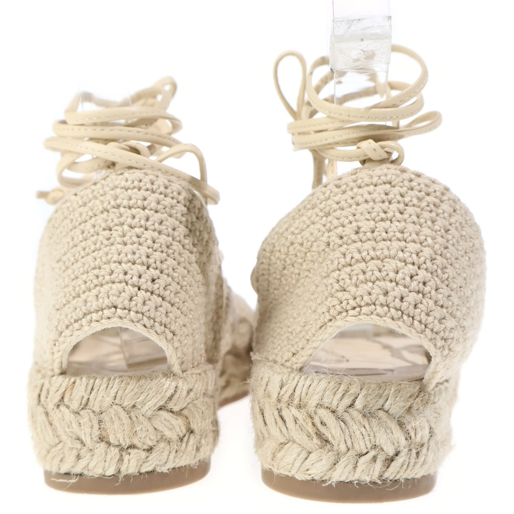 LOEWE(ロエベ) ■SOLAR ESPADRILLE ソーラー ウエッジ エスパドリーユ サンダル ベージュ 37 L616465X53 レディース
