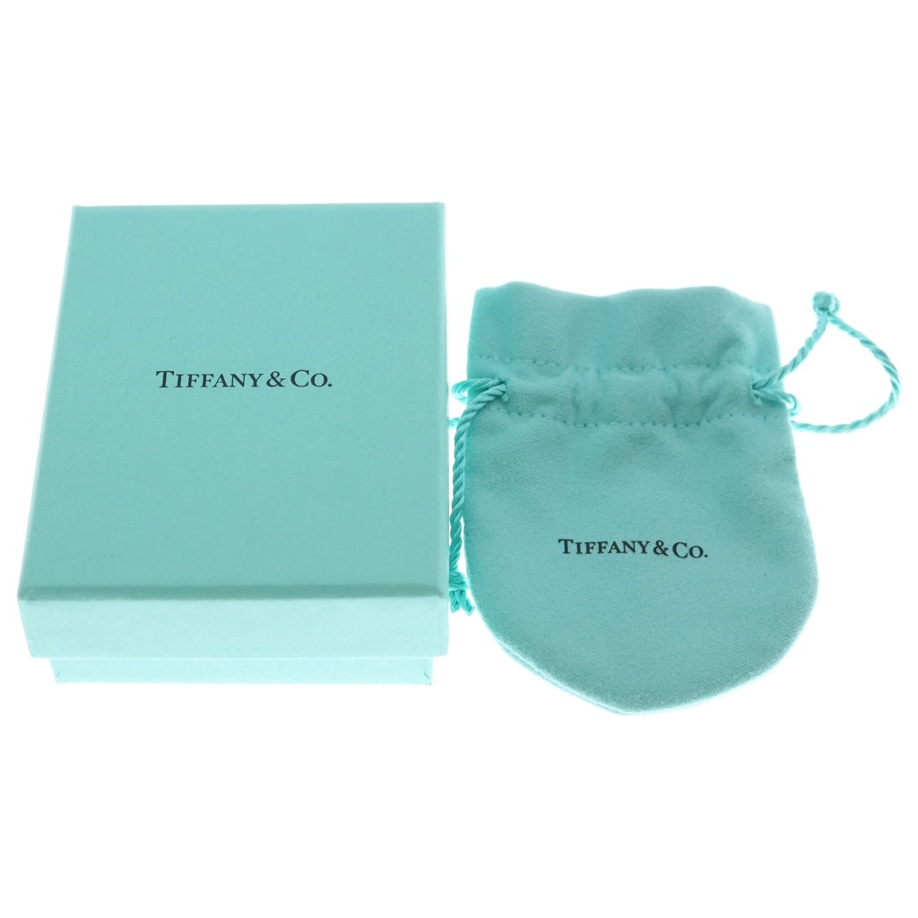 TIFFANY & Co.(ティファニー) Tスマイル ミニ ピンクサファイア ネックレス ペンダント チェーン ホワイトゴールド×ピンクパープル Au750WG レディース