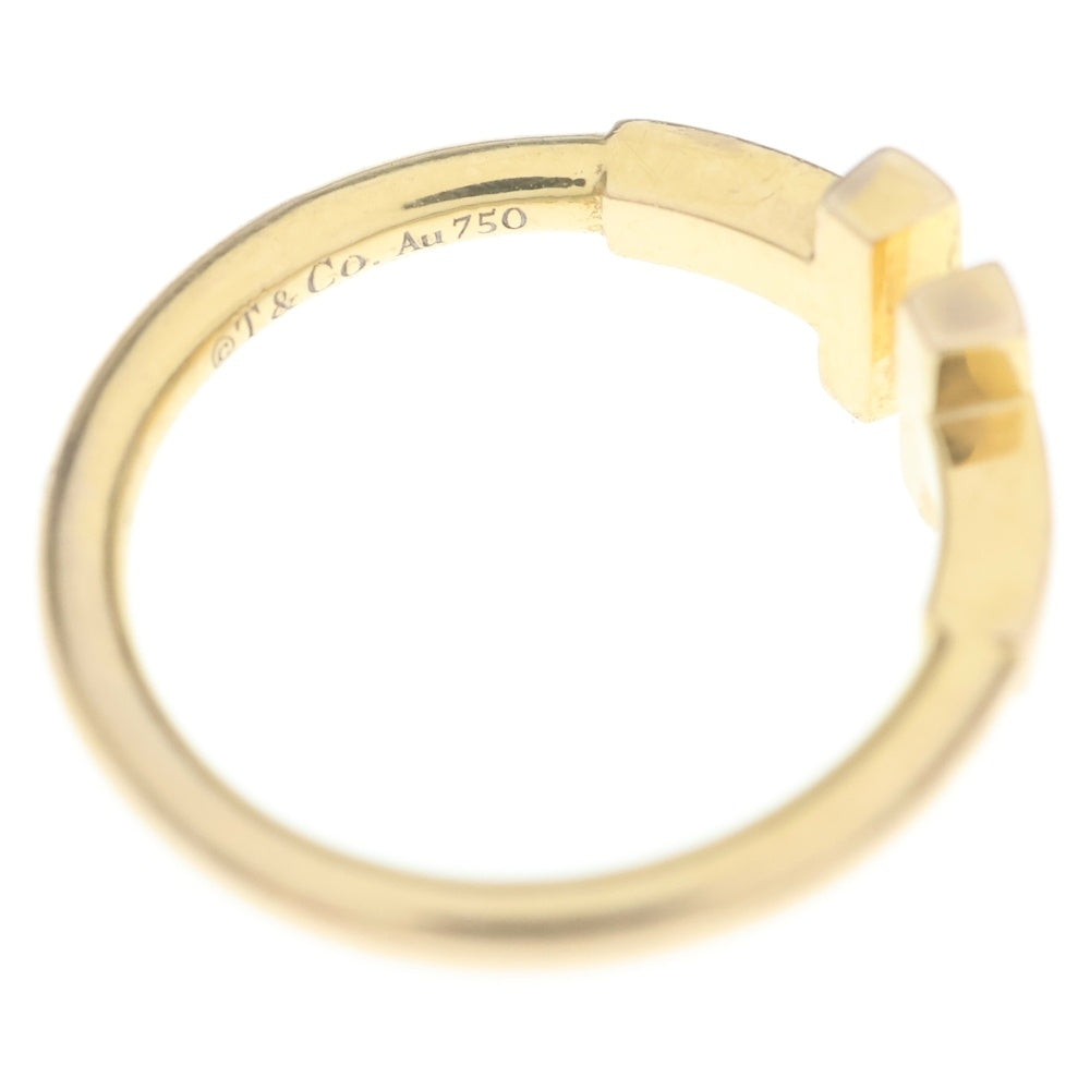 TIFFANY & Co.(ティファニー) Tワイヤー リング Au750PG ピンクゴールド 2.8g #7