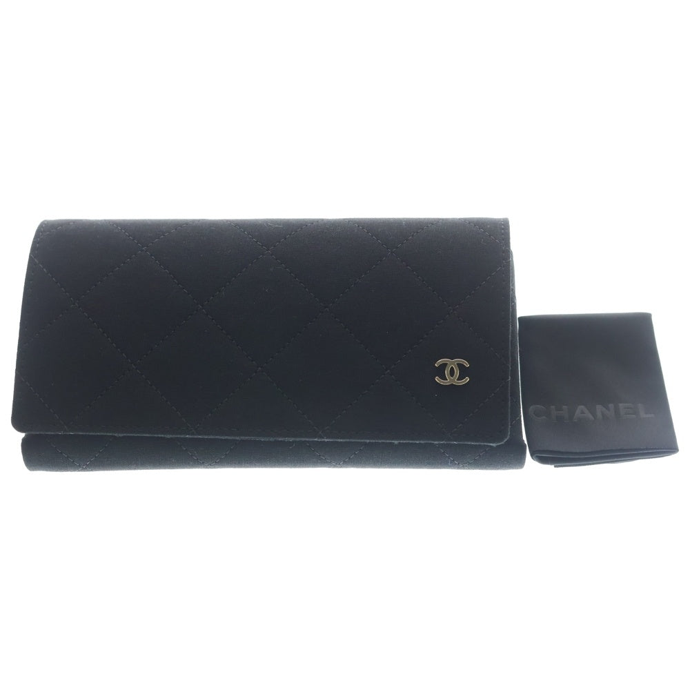 CHANEL(シャネル) キャッツアイシェイプ サングラス ゴールドフレーム ブラックレンズ カーフスキン×デニム 57□18 4289-Q レディース