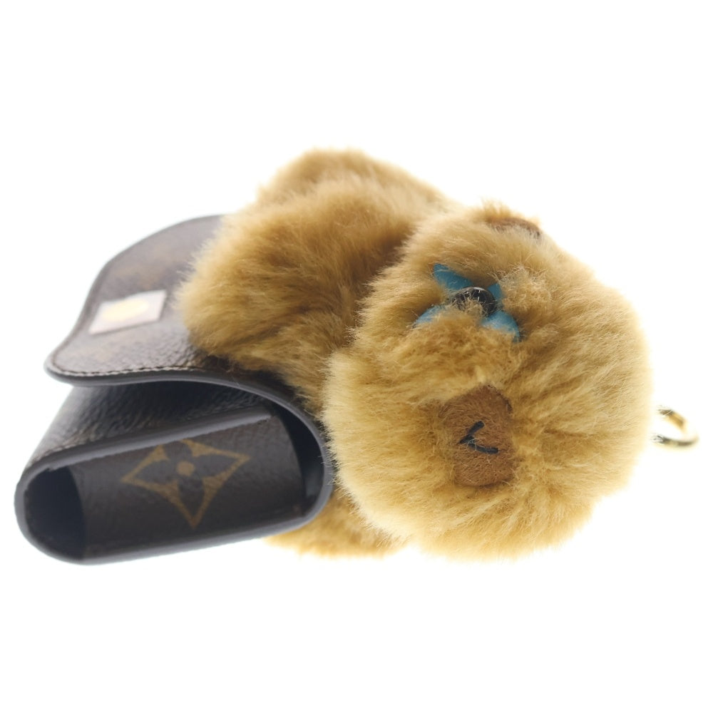 LOUIS VUITTON(ルイヴィトン) バッグチャーム・LV キュート カピバラ ブラウン PVC M02956 ゴールド金具 レディース