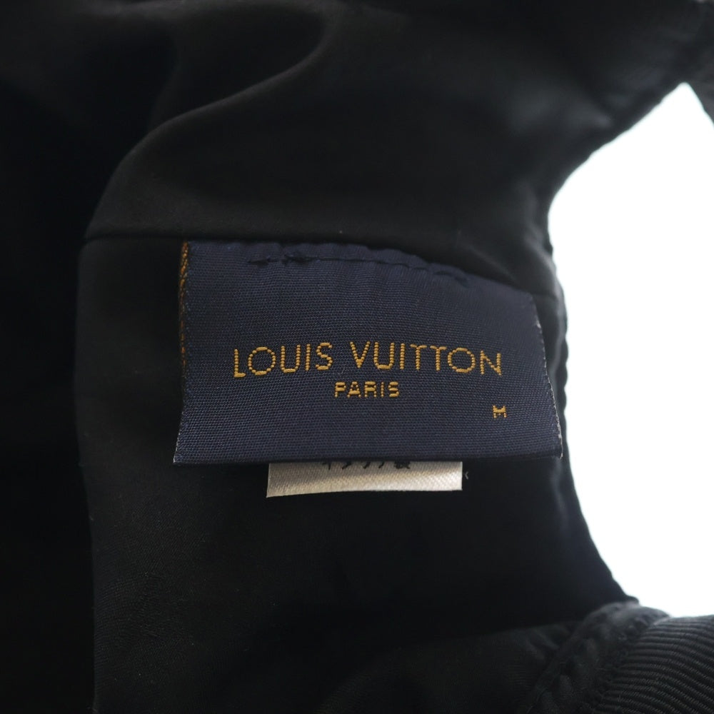 LOUIS VUITTON(ルイヴィトン) キャップ シェアリング ラムレザー×ムートン ブラック×ホワイト M M00493