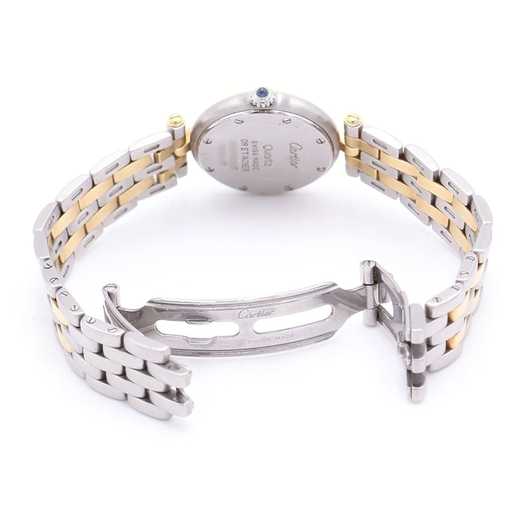 Cartier(カルティエ) パンテール ヴァンドームSM SS×YG/QZ ステンレス イエローゴールド クオーツ 電池式 腕時計 カルティエケア確認済 W25030B6 アイボリー文字盤