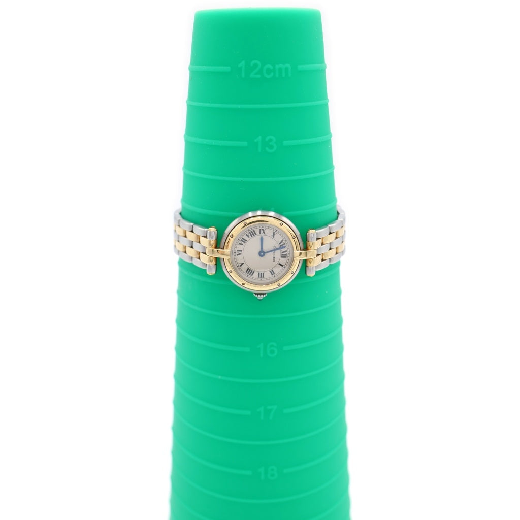 Cartier(カルティエ) パンテール ヴァンドームSM SS×YG/QZ ステンレス イエローゴールド クオーツ 電池式 腕時計 カルティエケア確認済 W25030B6 アイボリー文字盤