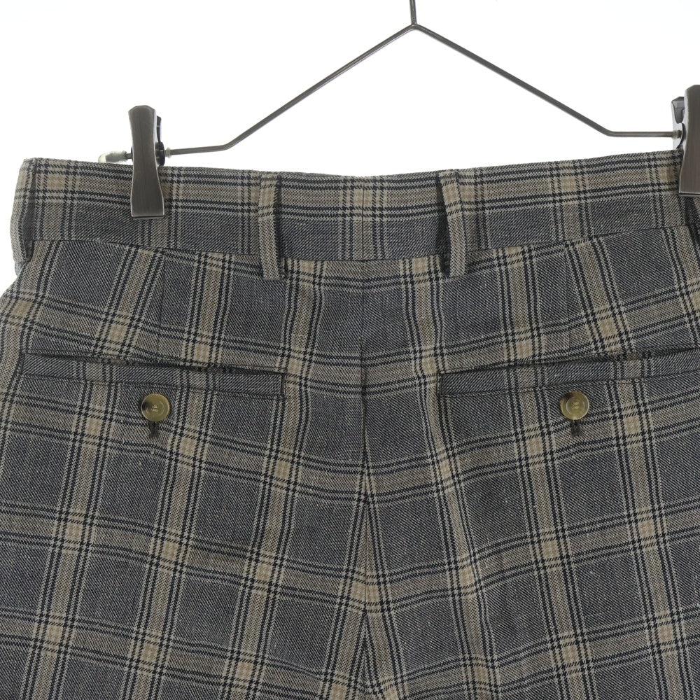 GUCCI(グッチ) チェック総柄 ハーフ ショート パンツ ショーツ グレー 690519 ZAILW