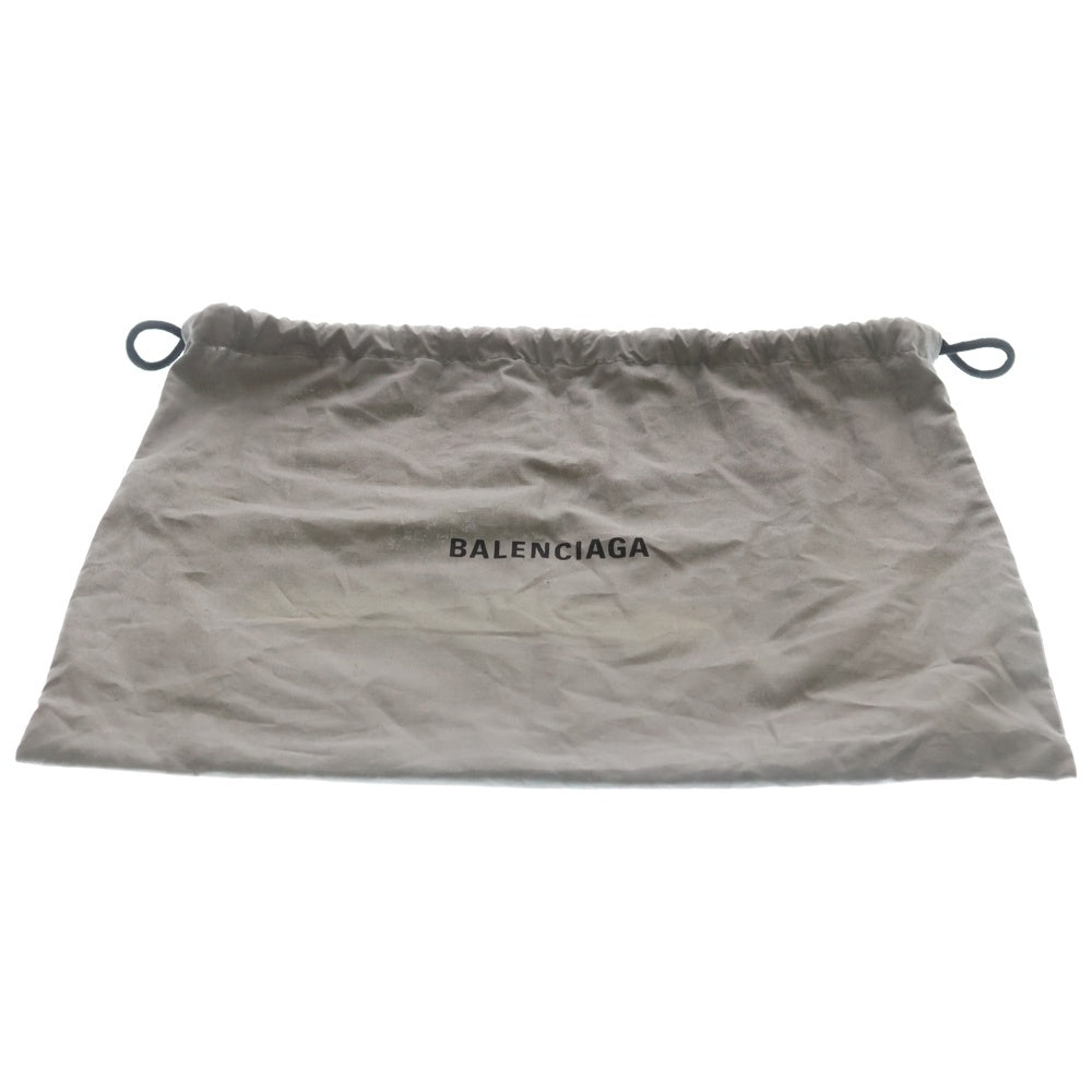 BALENCIAGA(バレンシアガ) BBモノグラム ポーチ ケース ブラック PVC×レザー 702624 210D5 シルバー金具