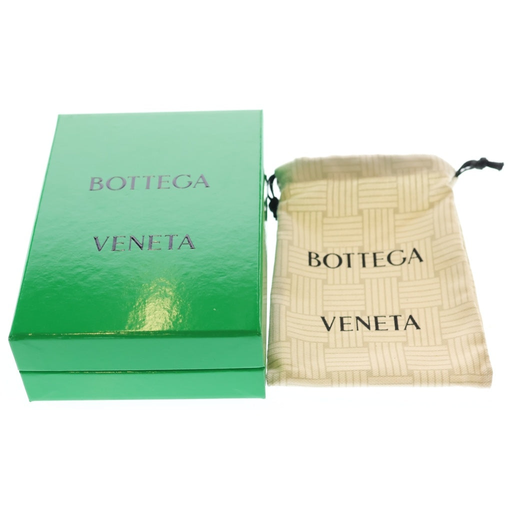 BOTTEGA VENETA(ボッテガヴェネタ) マキシイントレチャート カセット レザー コンパクトウォレット 二つ折り財布 ゴールド金具 ホワイト レディース