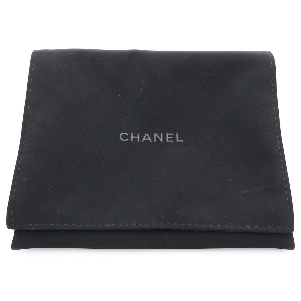 CHANEL(シャネル) マトラッセ 三つ折り財布 コンパクトウォレット コインケース ミニ財布 ピンク キャビアスキン ゴールド金具 レディース