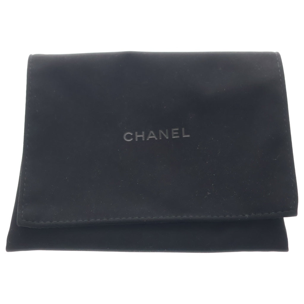 CHANEL(シャネル) マトラッセ フラグメントケース カードケース ミニ財布 サーモンピンク ラムスキン ブラック金具 レディース