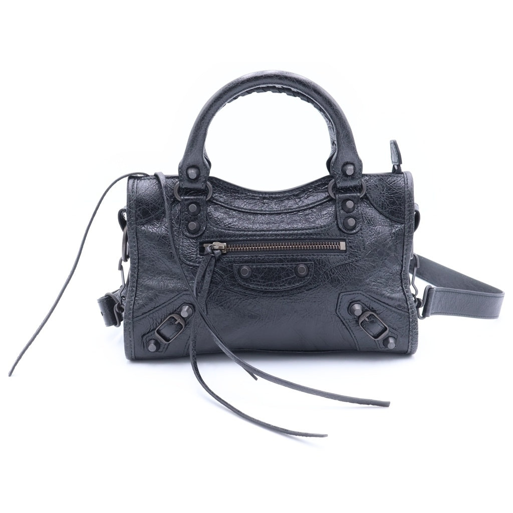 BALENCIAGA(バレンシアガ) ル シティ ミニ レザー 2WAY ハンド 