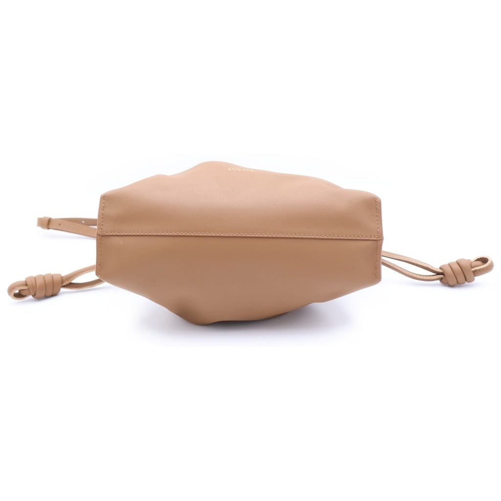 LOEWE(ロエベ) フラメンコ ミニ レザー 2WAYショルダー ハンドバッグ ブラウン レディース