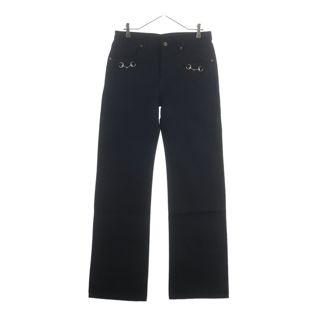 GUCCI(グッチ) 26SS ホースビット ディテール ストレート デニムパンツ