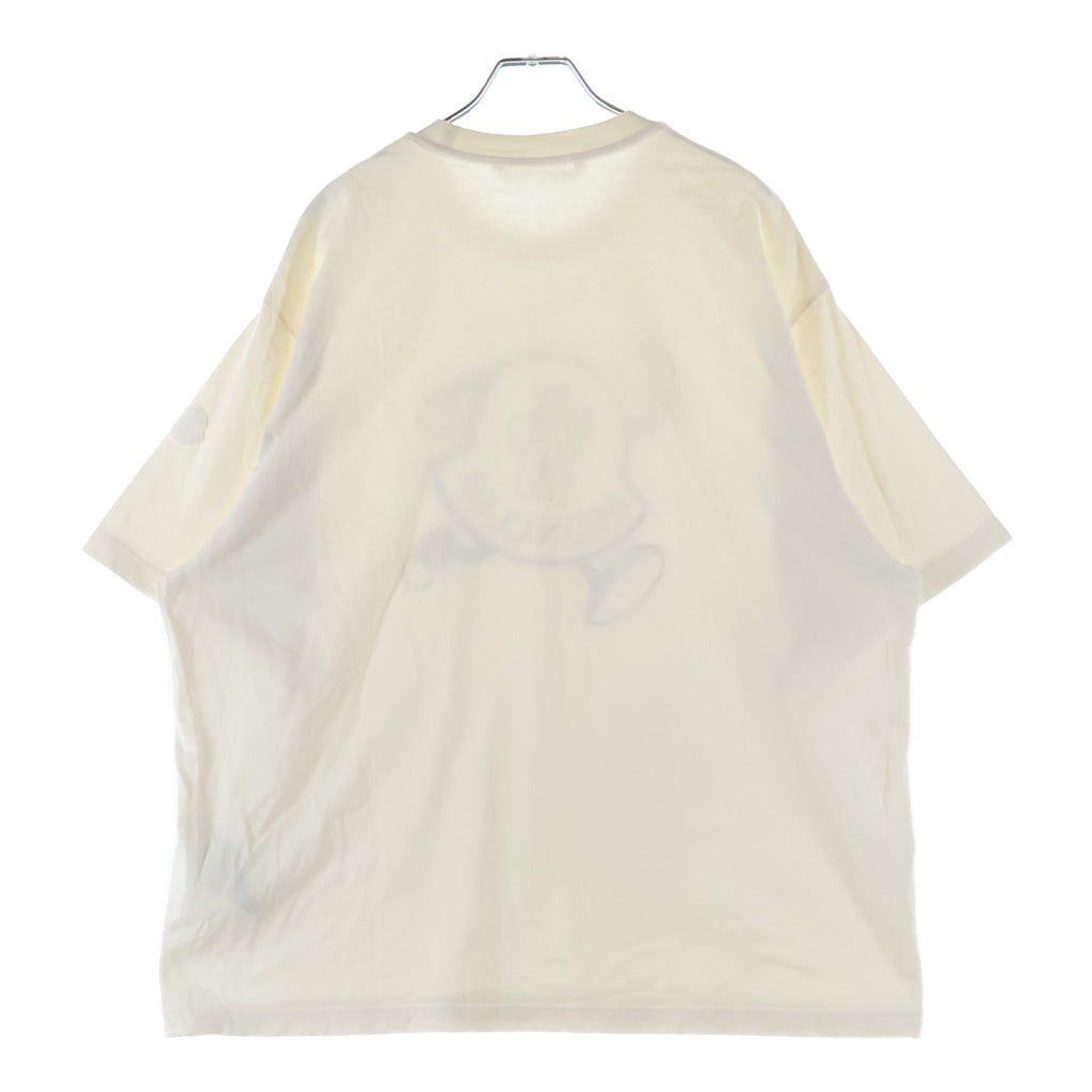 MONCLER(モンクレール) ロゴプリント Tシャツ クリーム M I10918C00010