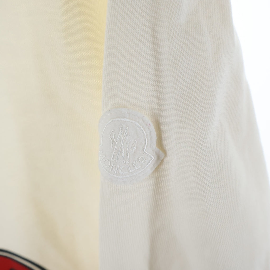 MONCLER(モンクレール) ロゴプリント Tシャツ クリーム M I10918C00010