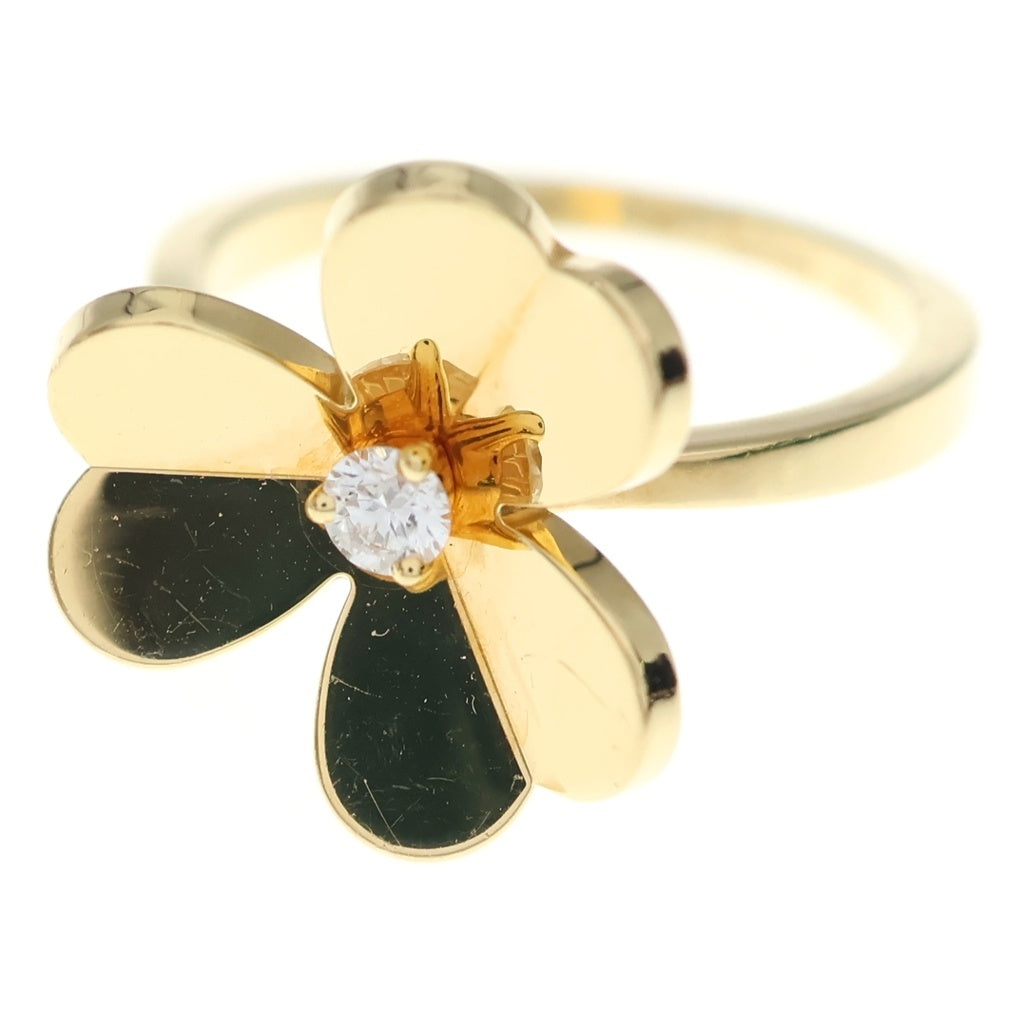 Van Cleef & Arpels(ヴァンクリーフアンドアーペル) フリヴォル リング 1PD ダイヤ Au750 K18 YG イエローゴールド レディース
