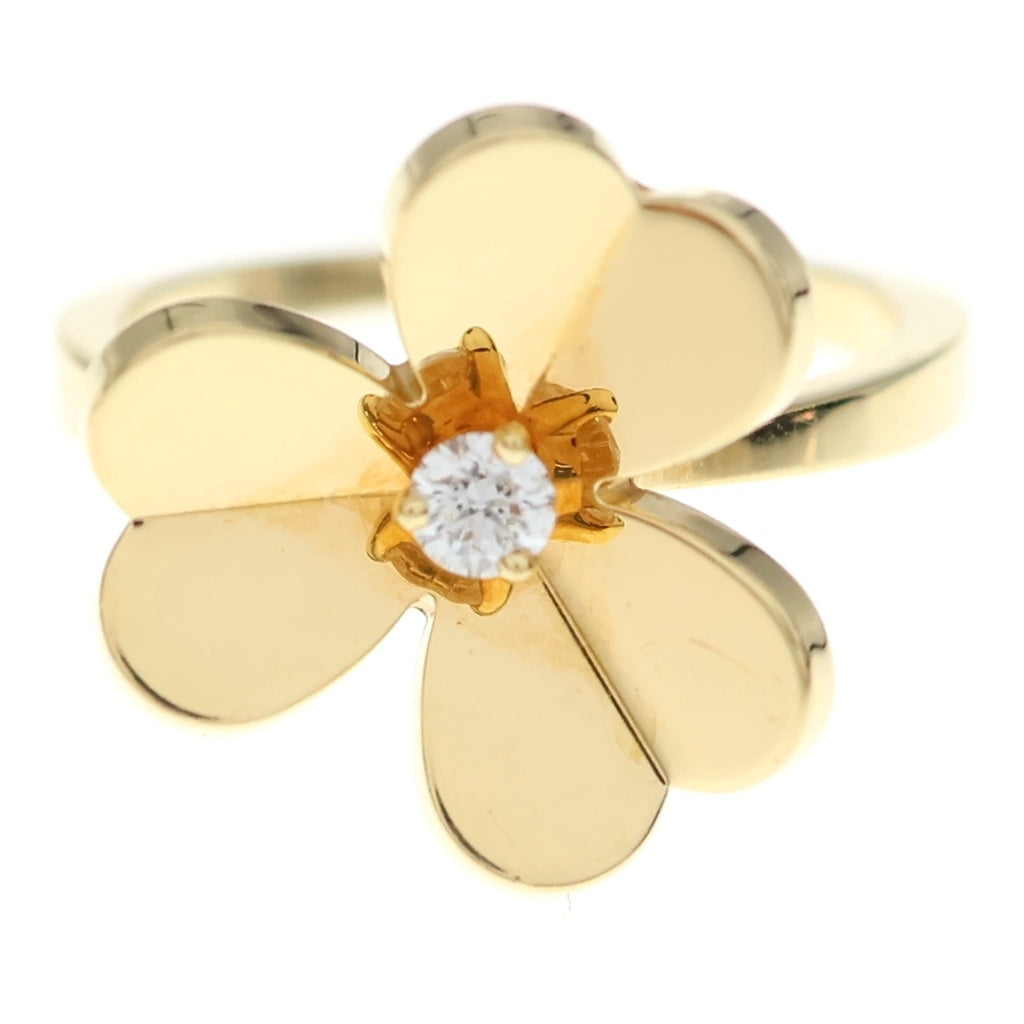 Van Cleef & Arpels(ヴァンクリーフアンドアーペル) フリヴォル リング 1PD ダイヤ Au750 K18 YG イエローゴールド レディース