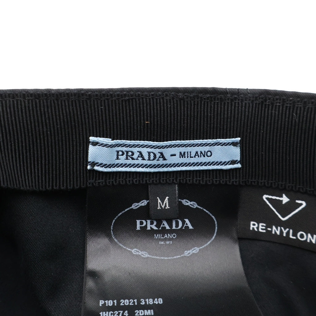 PRADA(プラダ) Re-Nylon ベースボールキャップ ブラック M 1HC274