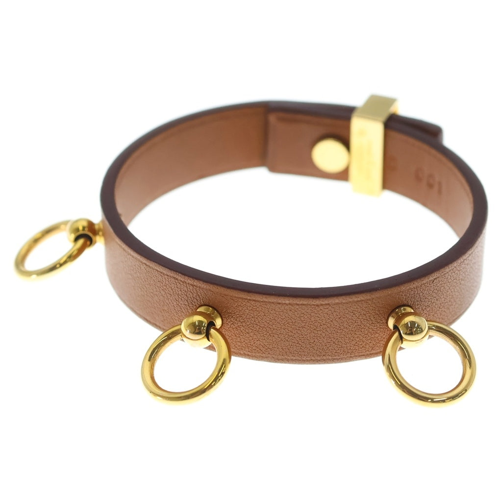 HERMES(エルメス) ミニドッグ アノー スイフト レザー ブレスレット