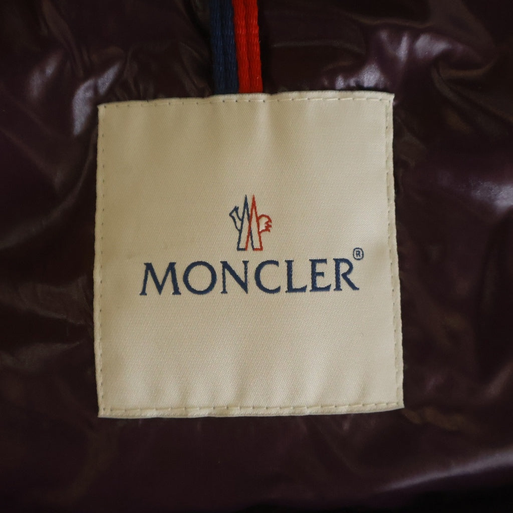 MONCLER(モンクレール) MOKA モカ フーデッド ダウン ロングジャケット コート グレー 020934931150 レディース