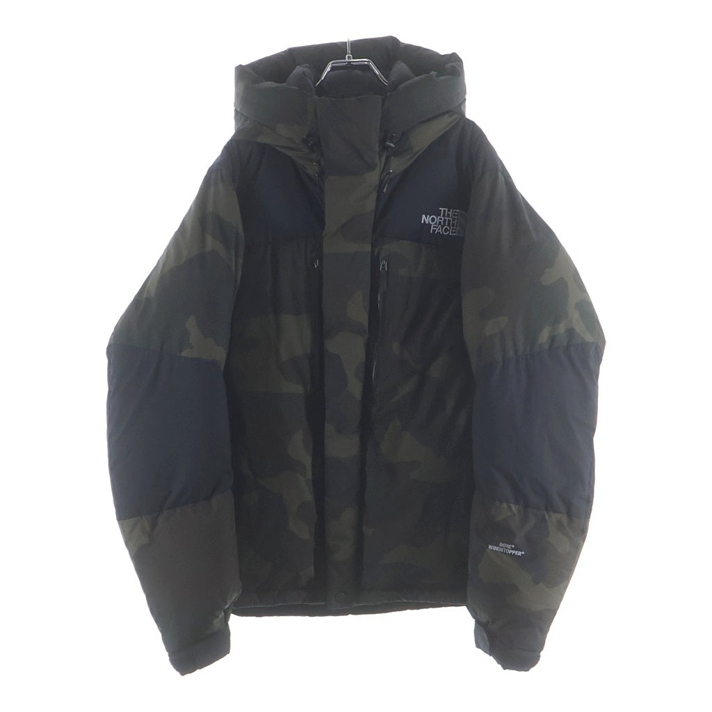 THE NORTH FACE(ザノースフェイス) カモフラ 迷彩総柄 ノベルティ バルトロライト ダウンジャケット カーキ ND91720 レディース