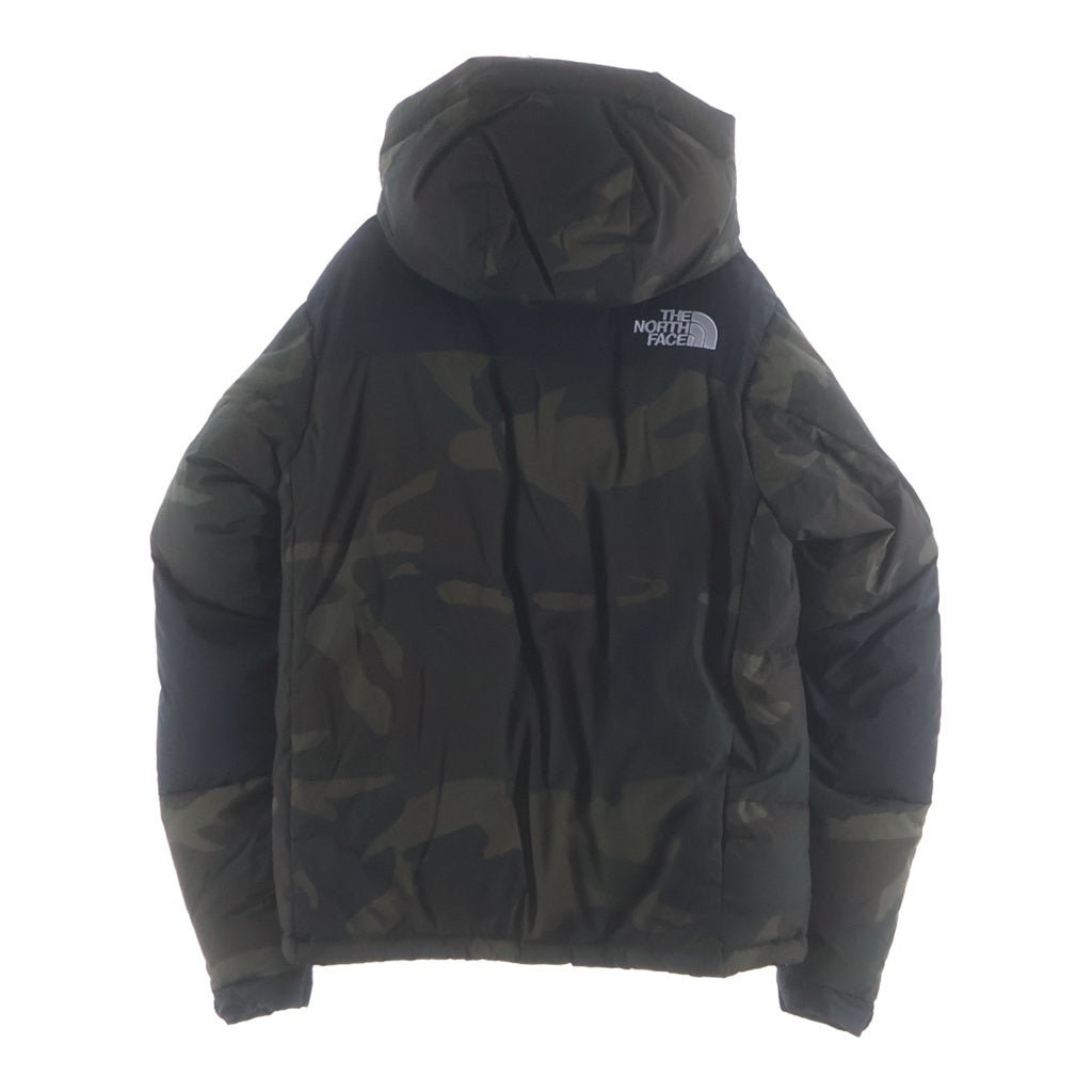 THE NORTH FACE(ザノースフェイス) カモフラ 迷彩総柄 ノベルティ バルトロライト ダウンジャケット カーキ ND91720 レディース