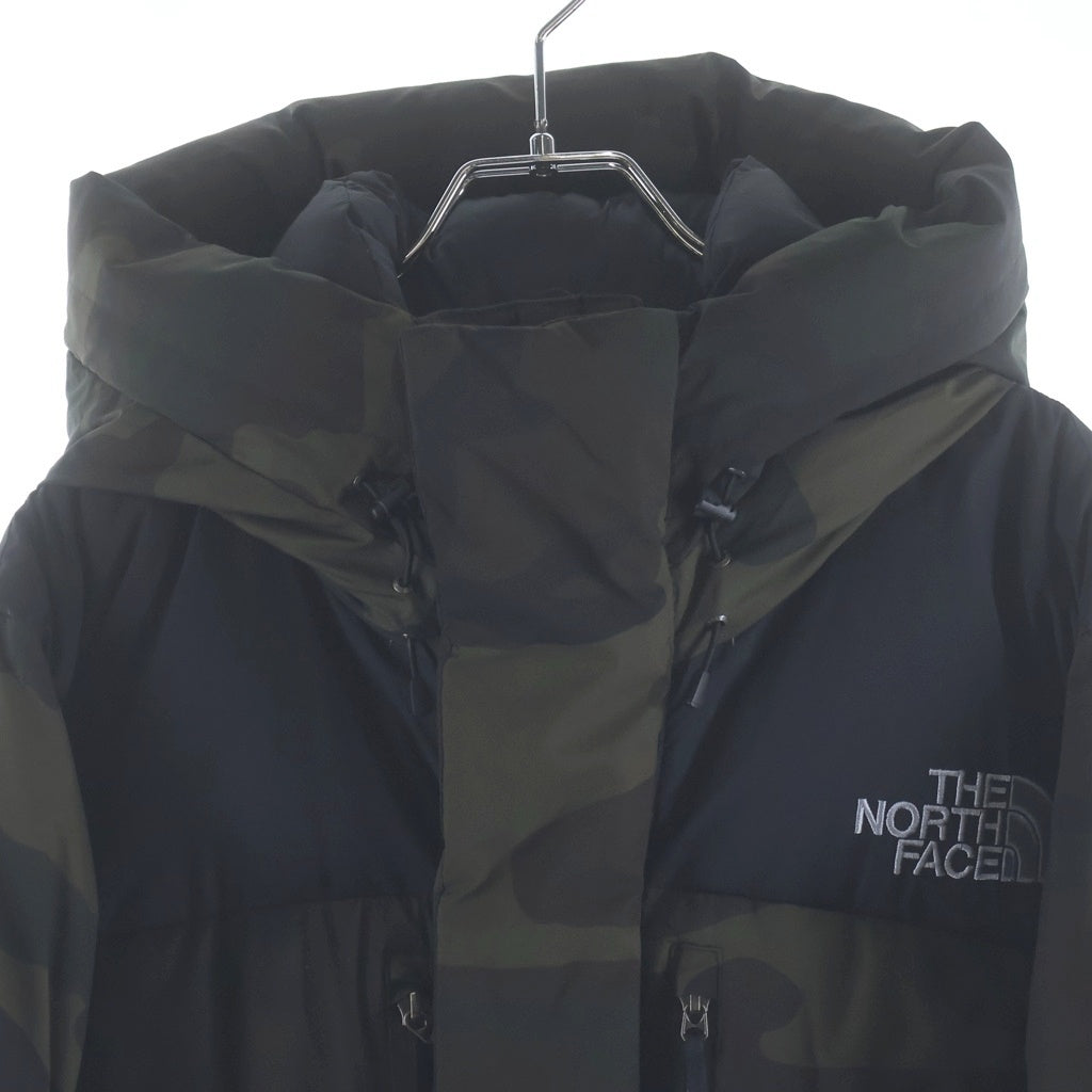 THE NORTH FACE(ザノースフェイス) カモフラ 迷彩総柄 ノベルティ バルトロライト ダウンジャケット カーキ ND91720 レディース