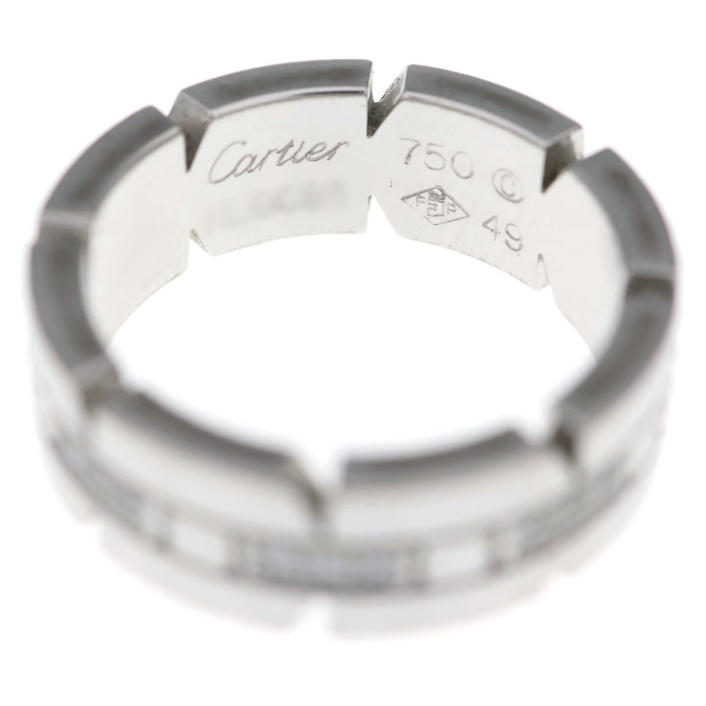 Cartier(カルティエ) タンクフランセーズ ダイヤリング ホワイトゴールド K18WG #49