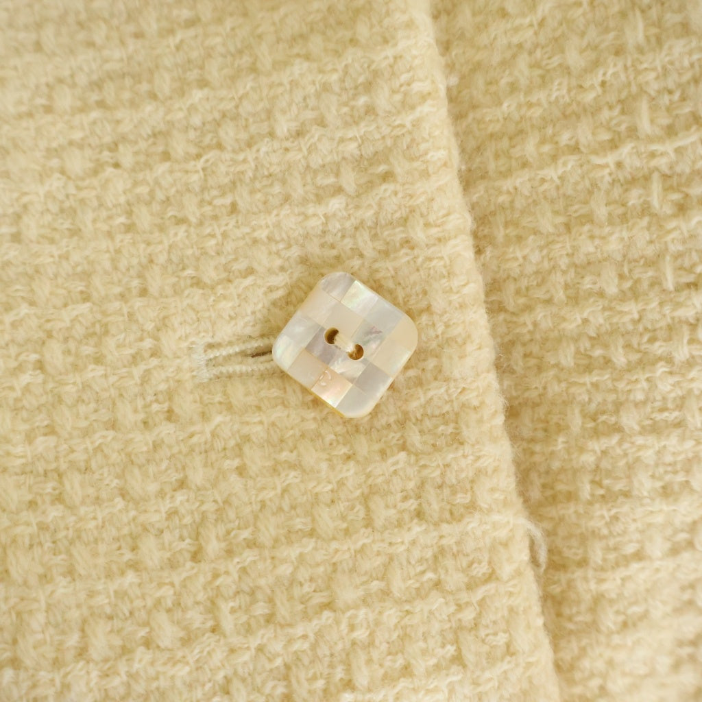 CHANEL(シャネル) 02C クルーズ ウールツイード 4B テーラードジャケット アイボリー レディース P18924V10484
