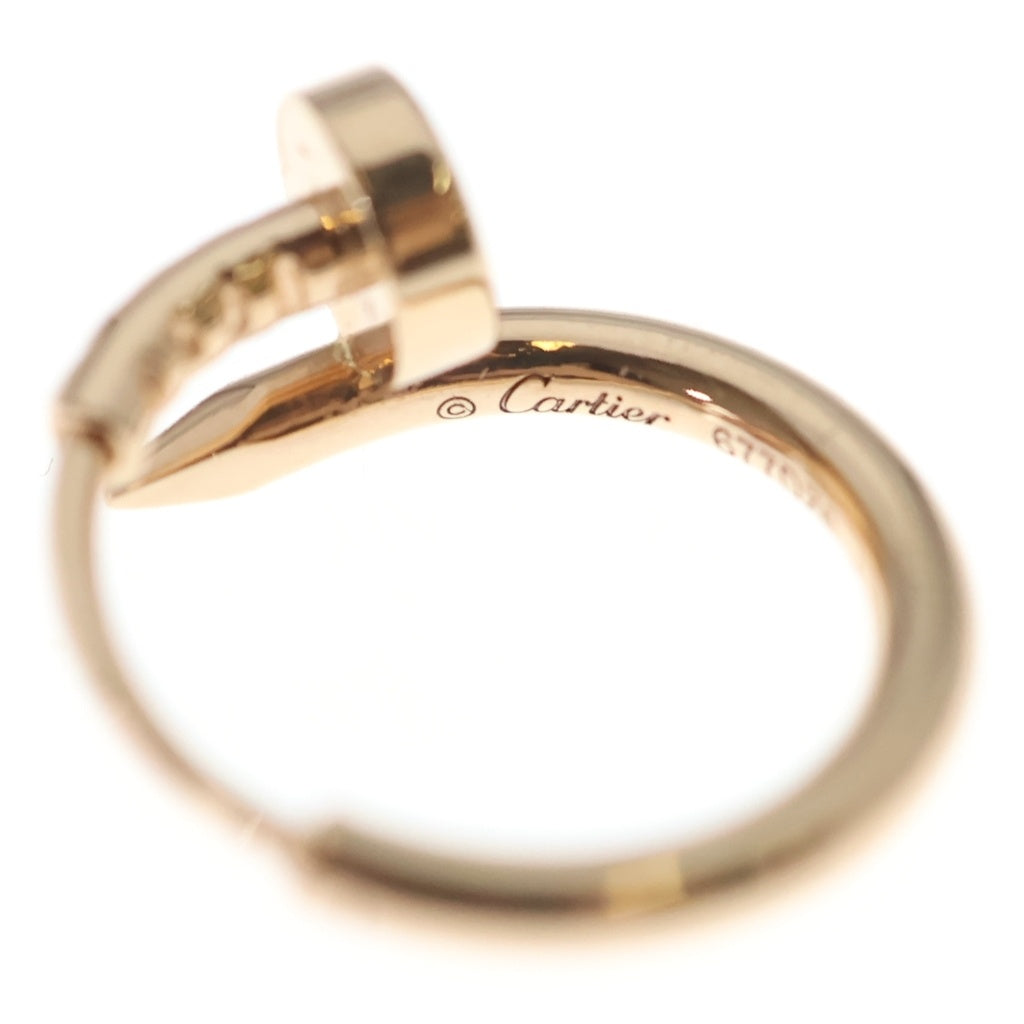 Cartier(カルティエ) ジュスト アン クル ピアス Au750 K18 PG ピンクゴールド レディース