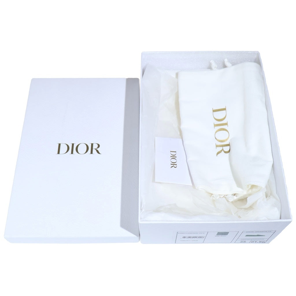 Christian Dior(クリスチャンディオール) エスパドリーユ スリッポン ローカットシューズ ブラック レディース