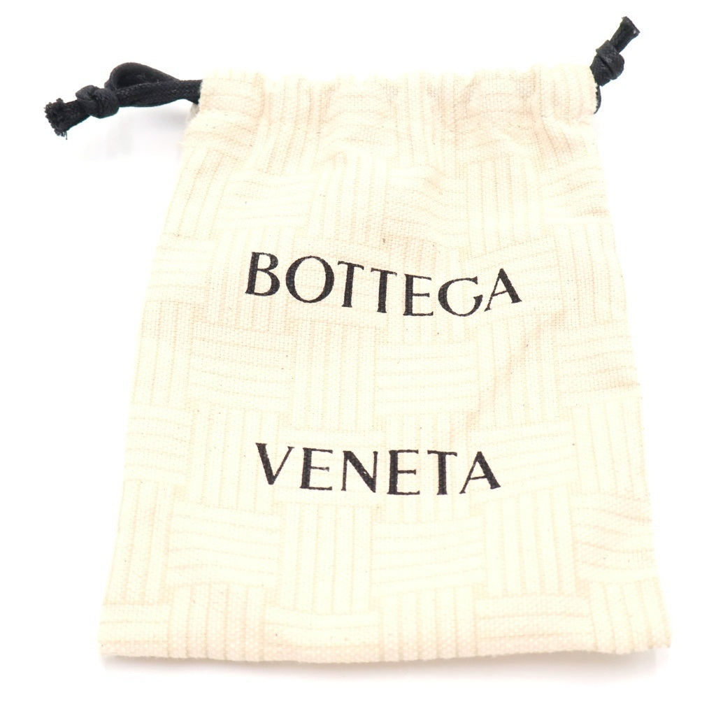 BOTTEGA VENETA(ボッテガヴェネタ) イントレチャート コンパクトウォレット 三つ折り財布 コインケース ライトブルー×レッド レザー ゴールド金具 レディース