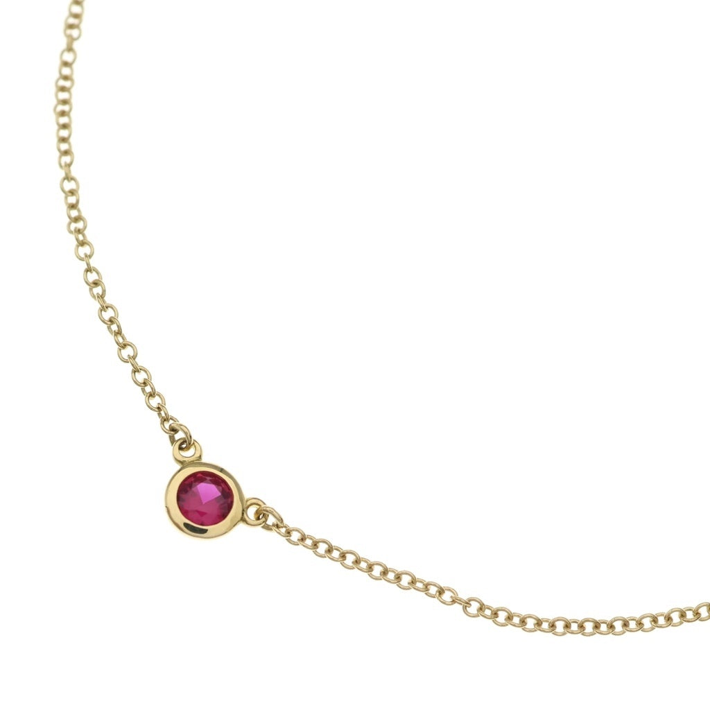 TIFFANY & Co.(ティファニー) カラーバイザヤード ネックレス ルビー