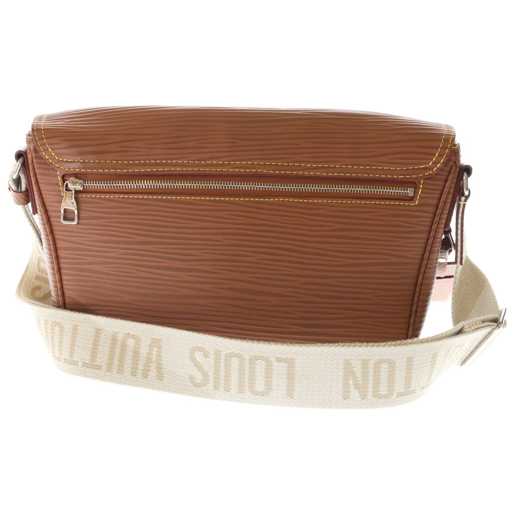 LOUIS VUITTON(ルイヴィトン) エピXL モンスリ メッセンジャーバッグ ショルダーバッグ ブラウン レザー M23097 シルバー金具 レディース