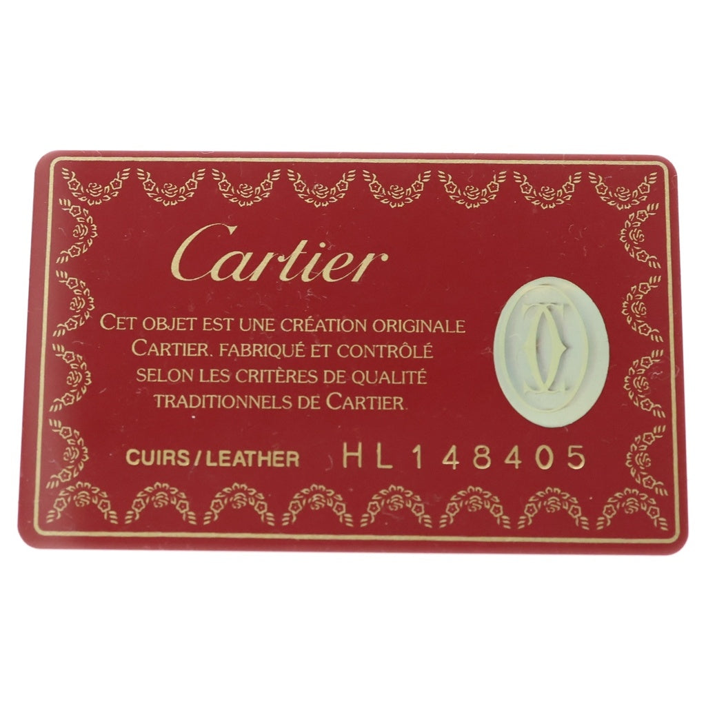 Cartier(カルティエ) パンテール ワンショルダーバッグ ブラック レザー ゴールド金具 レディース