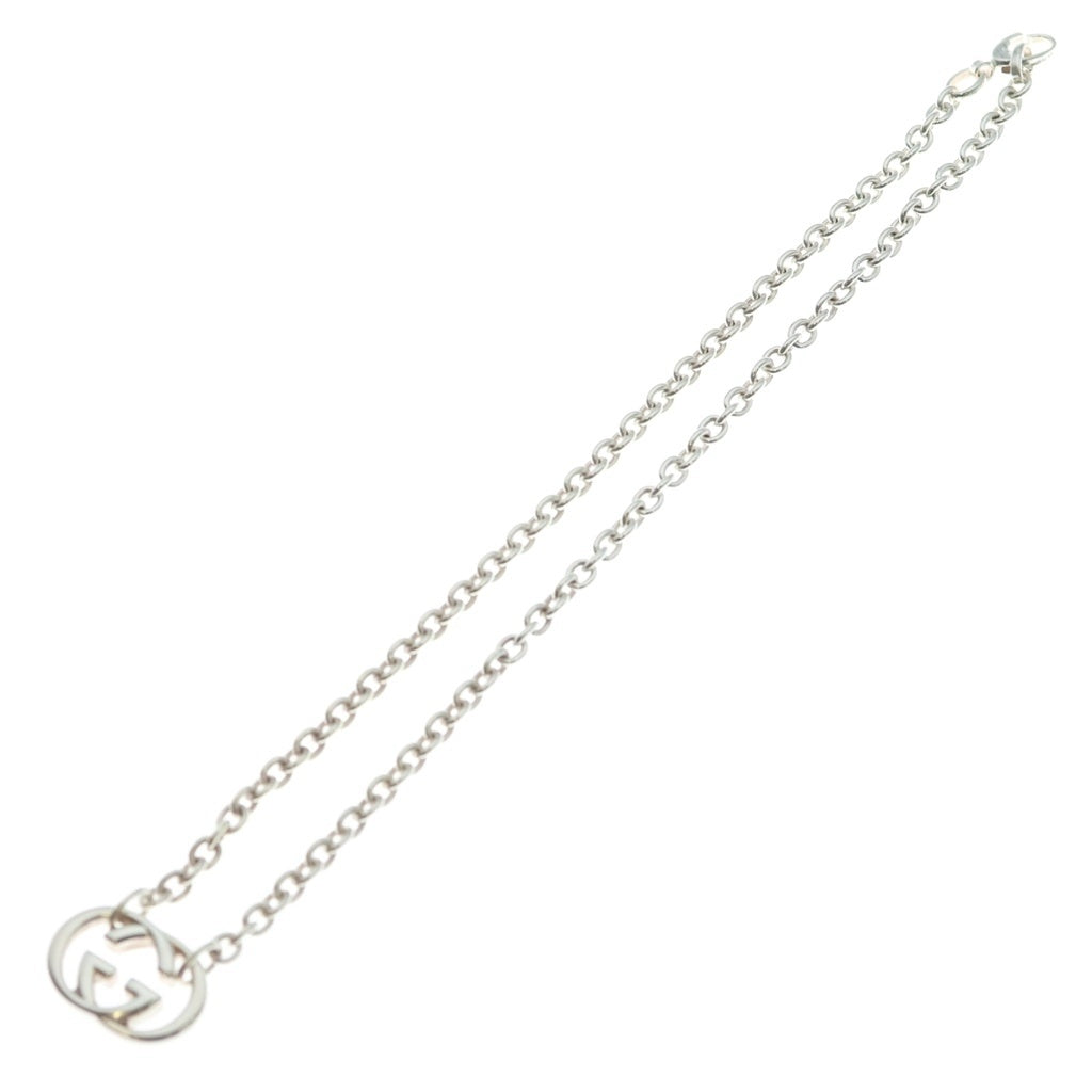 GUCCI(グッチ) インターロッキングG ネックレス ペンダント チェーン シルバー Ag925 28.1g レディース