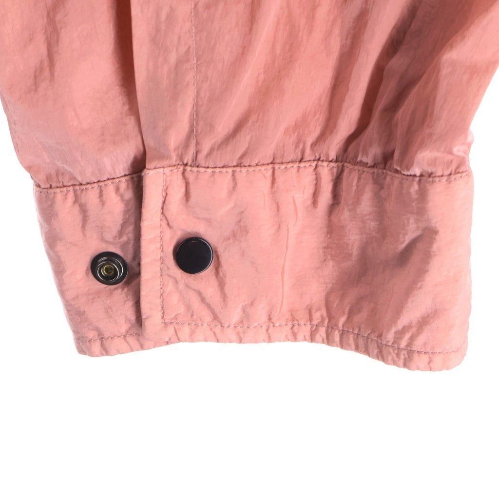 C.P. Company(シーピーカンパニー) 23SS Chrome-R Full Zip Overshirt クロム アール フルジップアップ ナイロン シャツ ジャケット ピンク 14CMOS041A